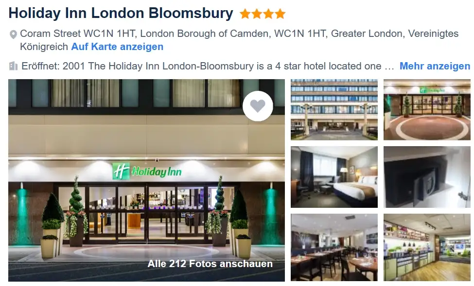 Holiday Inn London Bloomsbury