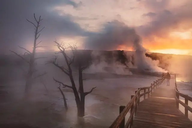 Yellowstone National Park Scenery d