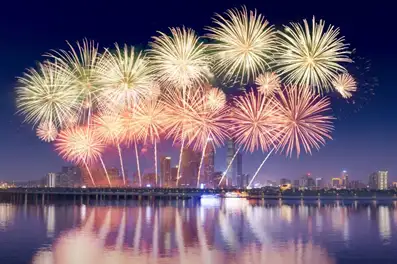 New Year’s Eve firework