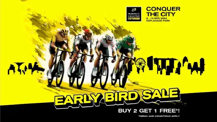 【Buy 2 Get 1 Free】Tour de France Singapore 2024 Tickets