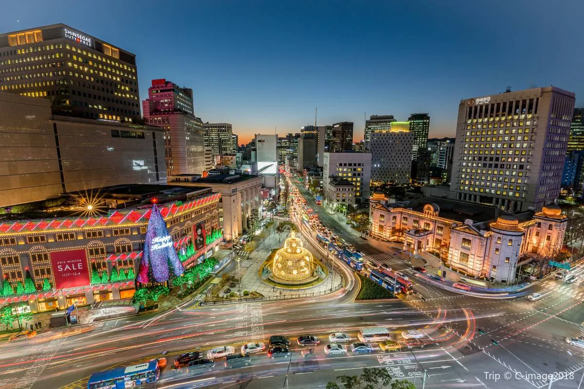 Myeong-dong in Seoul