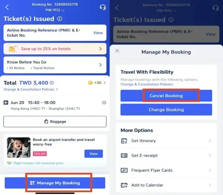 Trip.com Flight Refund and Cancellation Policies