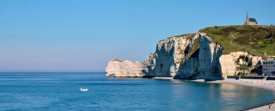 Plage d’Étretat, Normandie