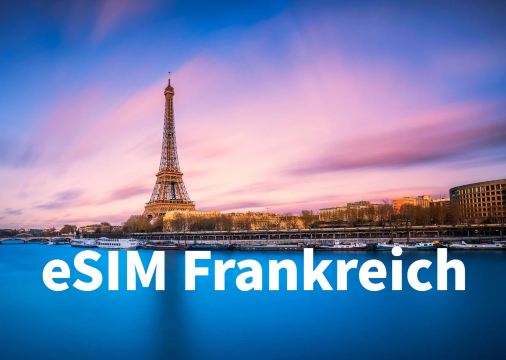 Beste eSIM Frankreich ab 0,44 €