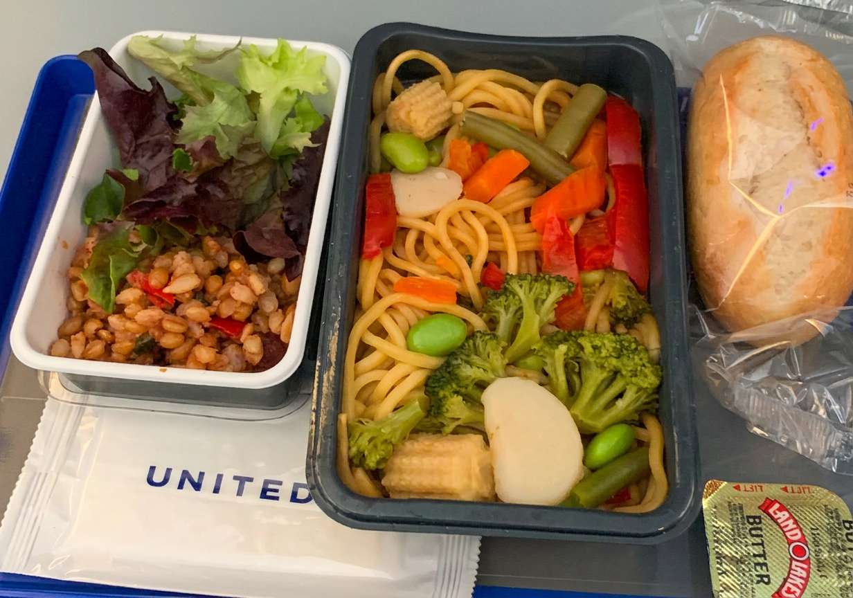 ユナイテッド航空の機内食で快適な空の旅を楽しもう