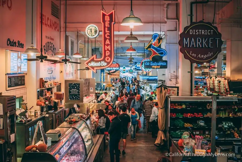 Things to Do in Los Angeles- Grab a Bite at Grand Central Market