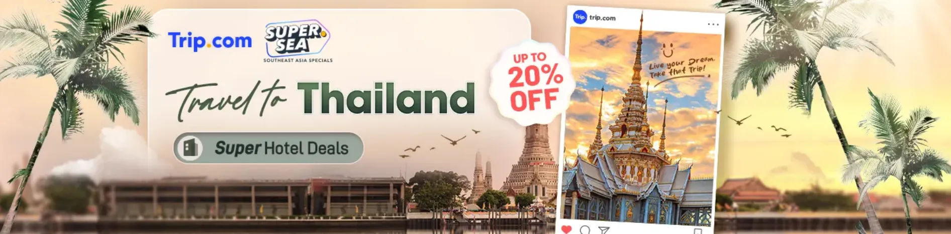 Trip.com Promo Code Australia: Travel to Thailand