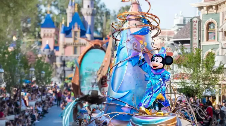 カリフォルニアディズニーランドの地図