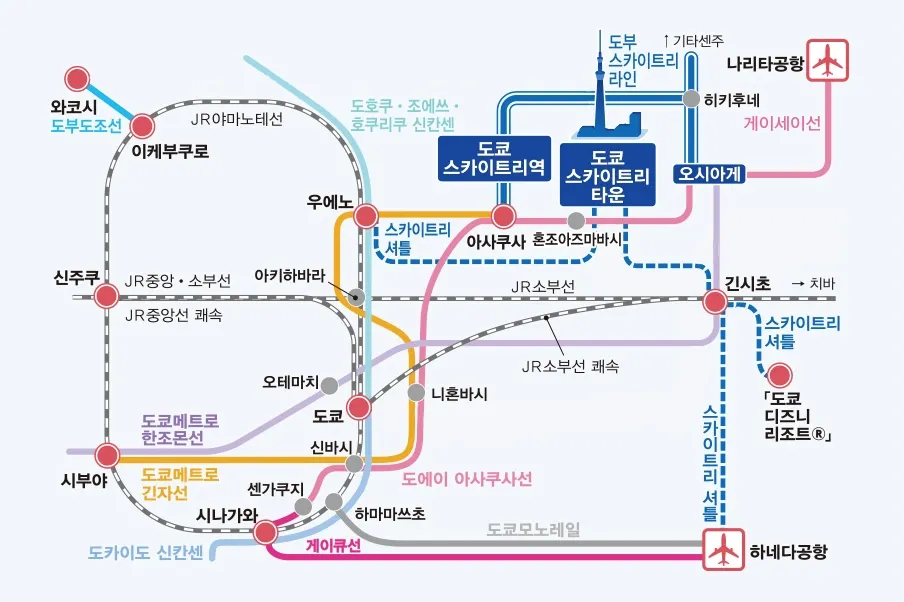 도쿄 스카이트리 가는 법