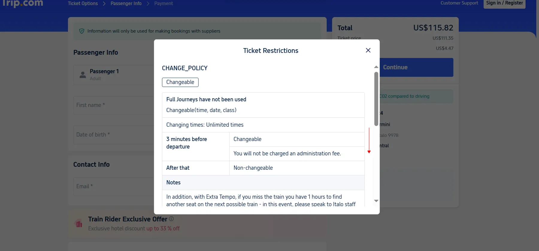How to Cancel Europe Train Booking