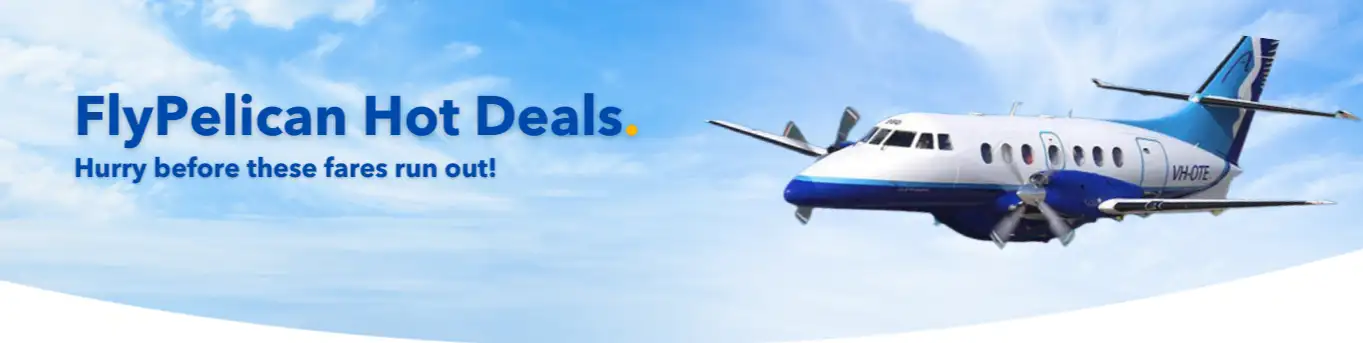 FlyPelican Airways Hot Deals