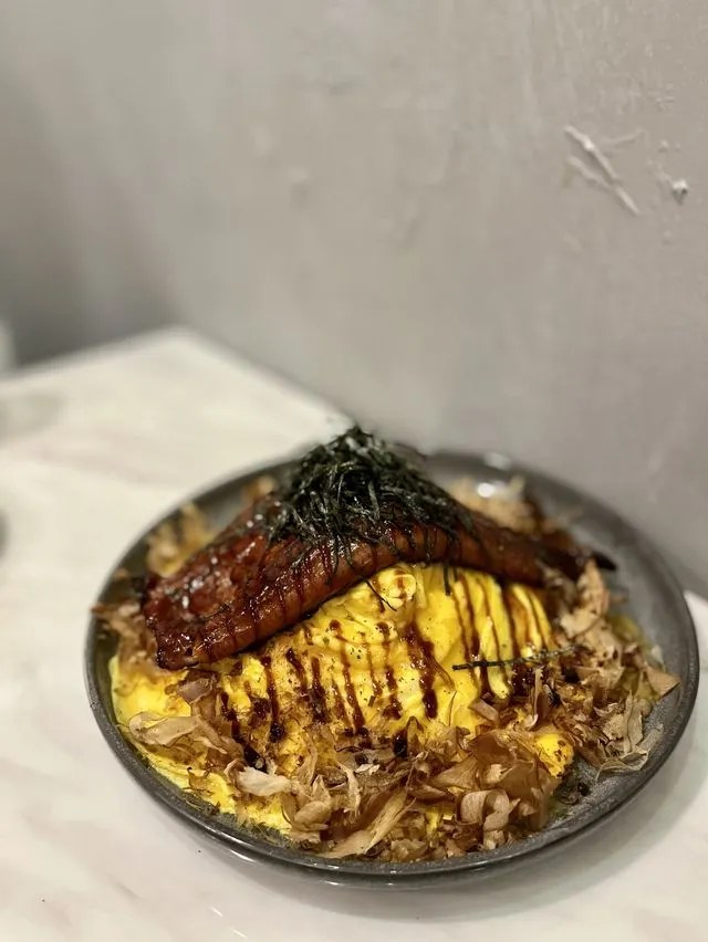 燒鰻魚蛋包意大利飯