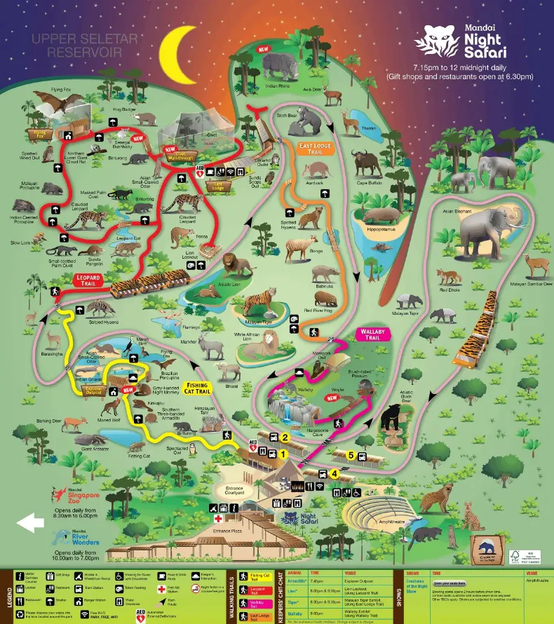 Peta Night Safari