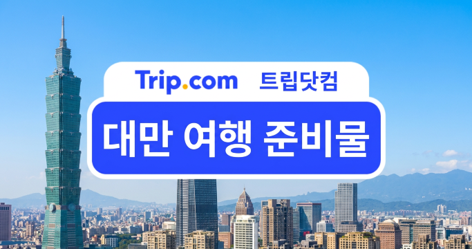 대만 여행 준비물(AI로 생성된 이미지입니다.)