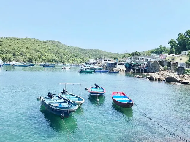 塔門碼頭景致