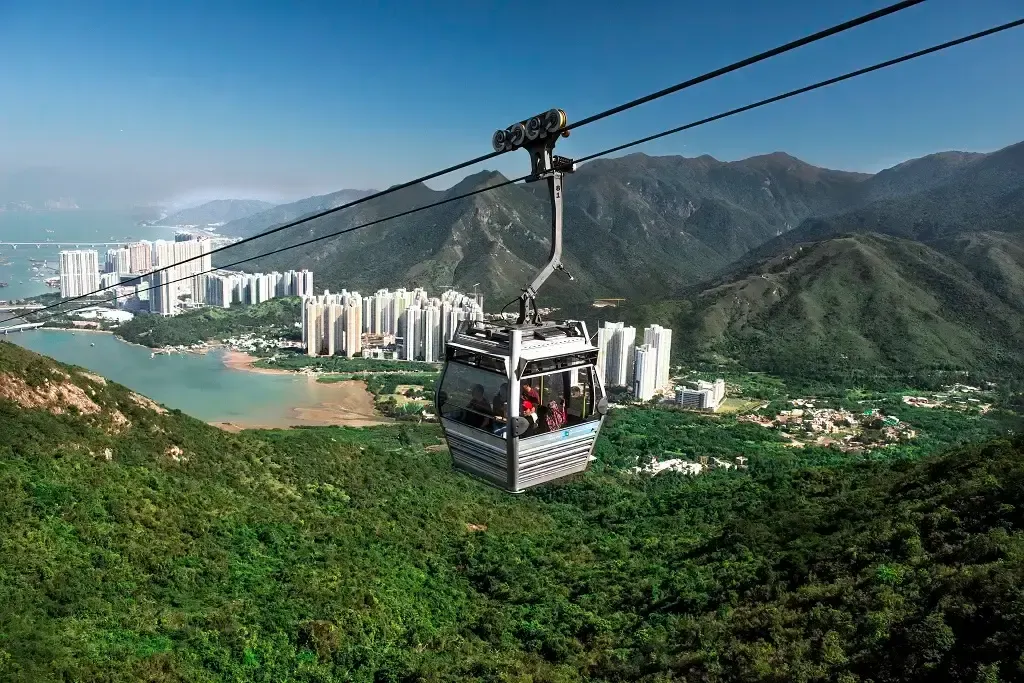 Things to do at Ngong Ping 360: Ride the cable car