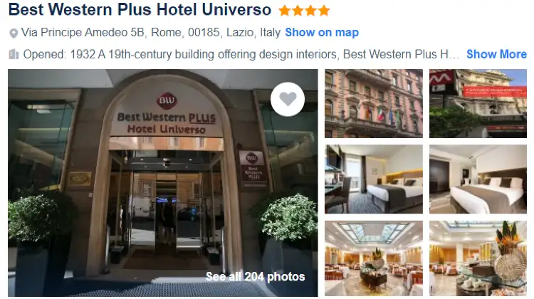 Best Western Plus Hotel Universo