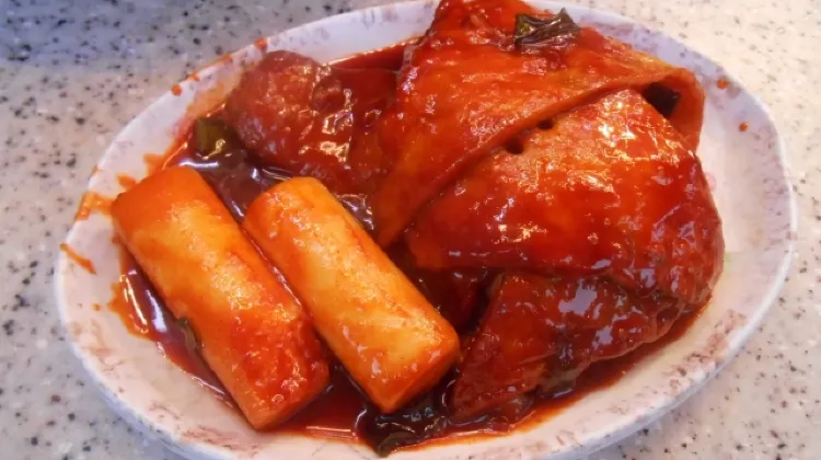 韓国のグルメ：トッポギ