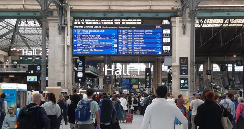Afficher les informations sur les trains par gare
