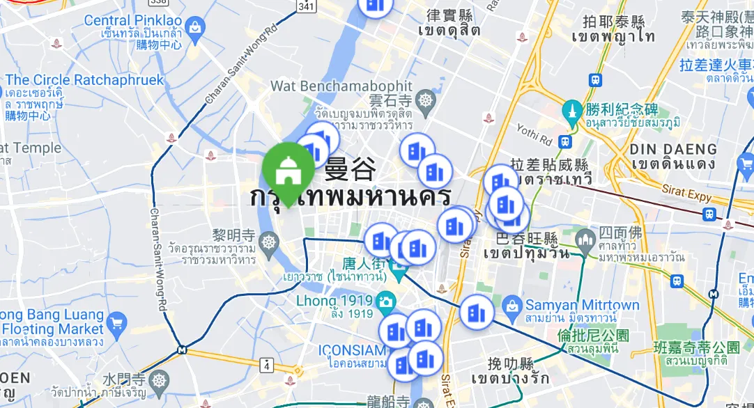 曼谷大皇宮門票 – 曼谷大皇宮地圖