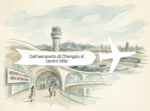 Come arrivare dall’aeroporto di Chengdu al centro