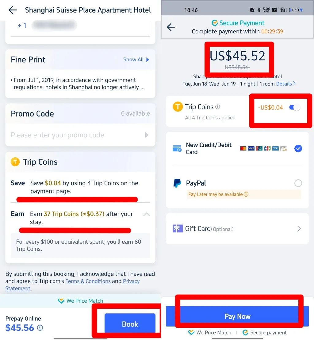 How to Use Trip Coins