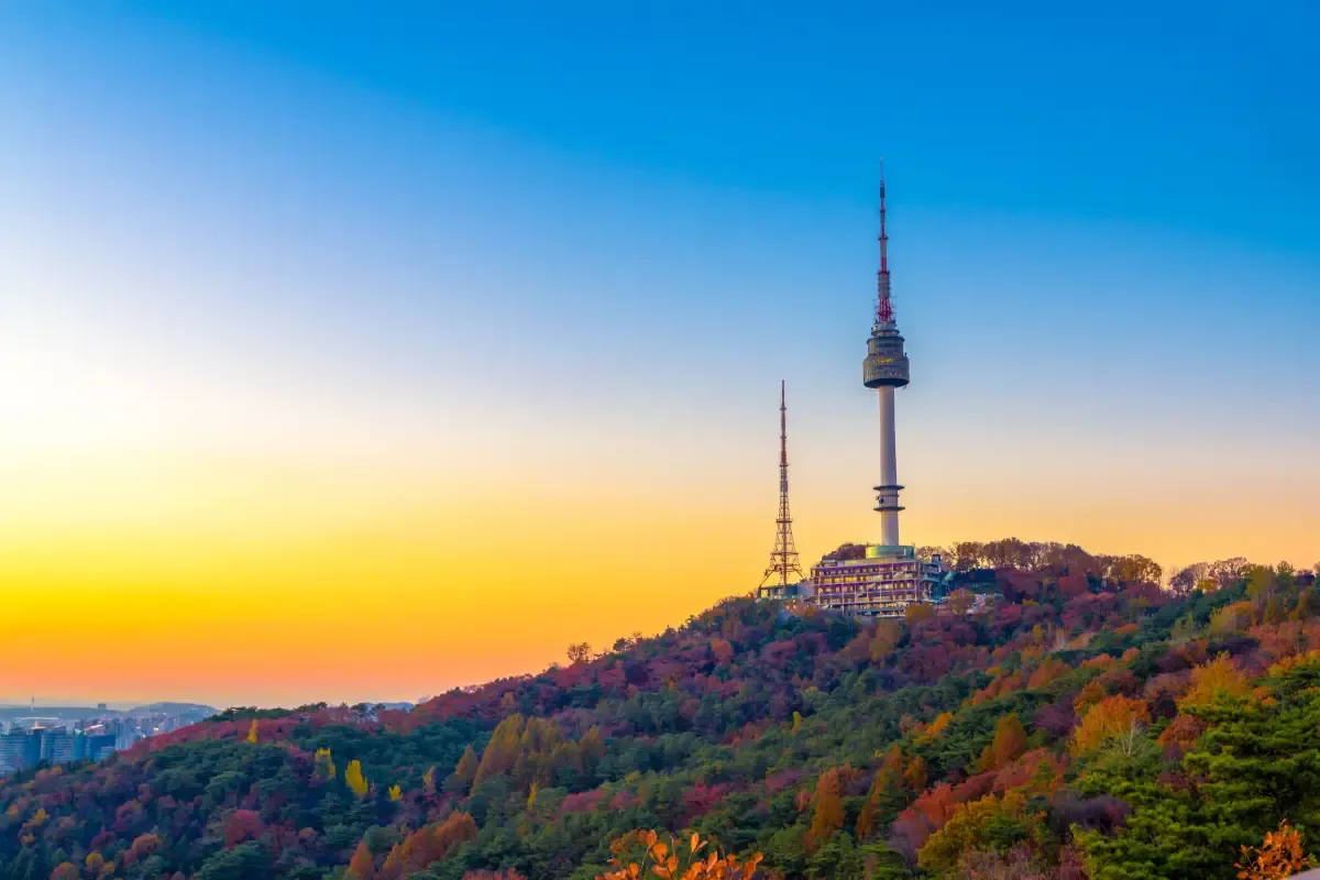 Attractions near Yongsan Station: N Seoul Tower