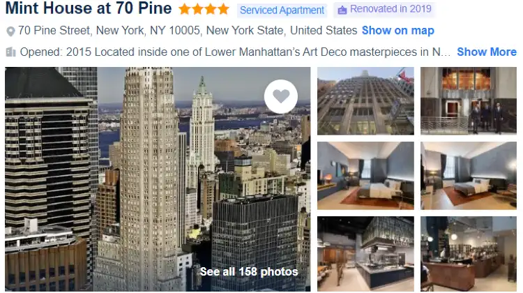 Mint House at 70 Pine