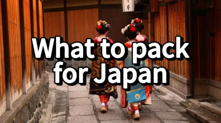 what to pack for japan