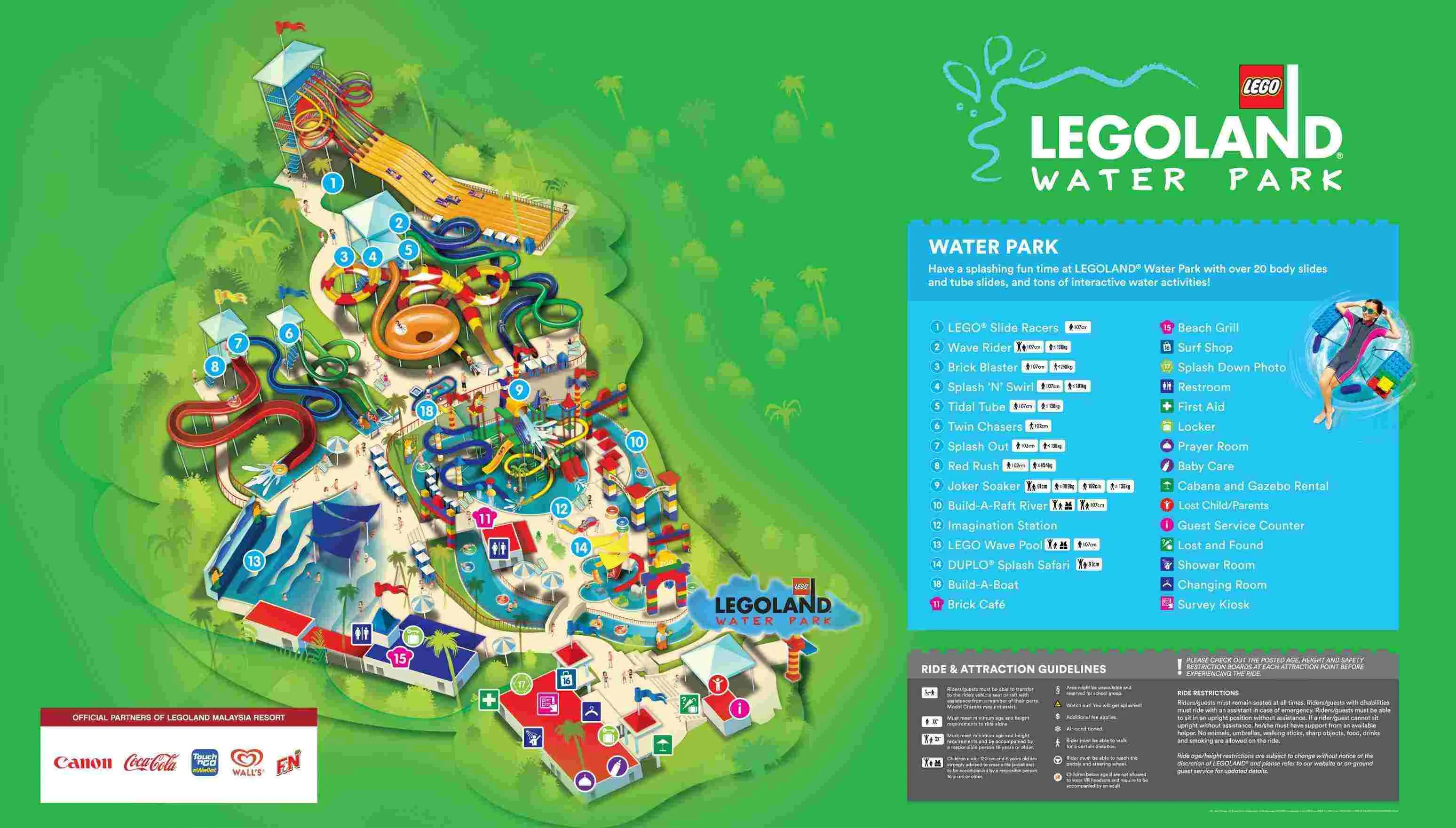 Peta Legoland Malaysia Water Park