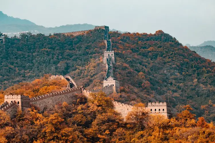 Source: Hanson Lu/ unsplash  The Great Wall of China is about 21,196 km long!