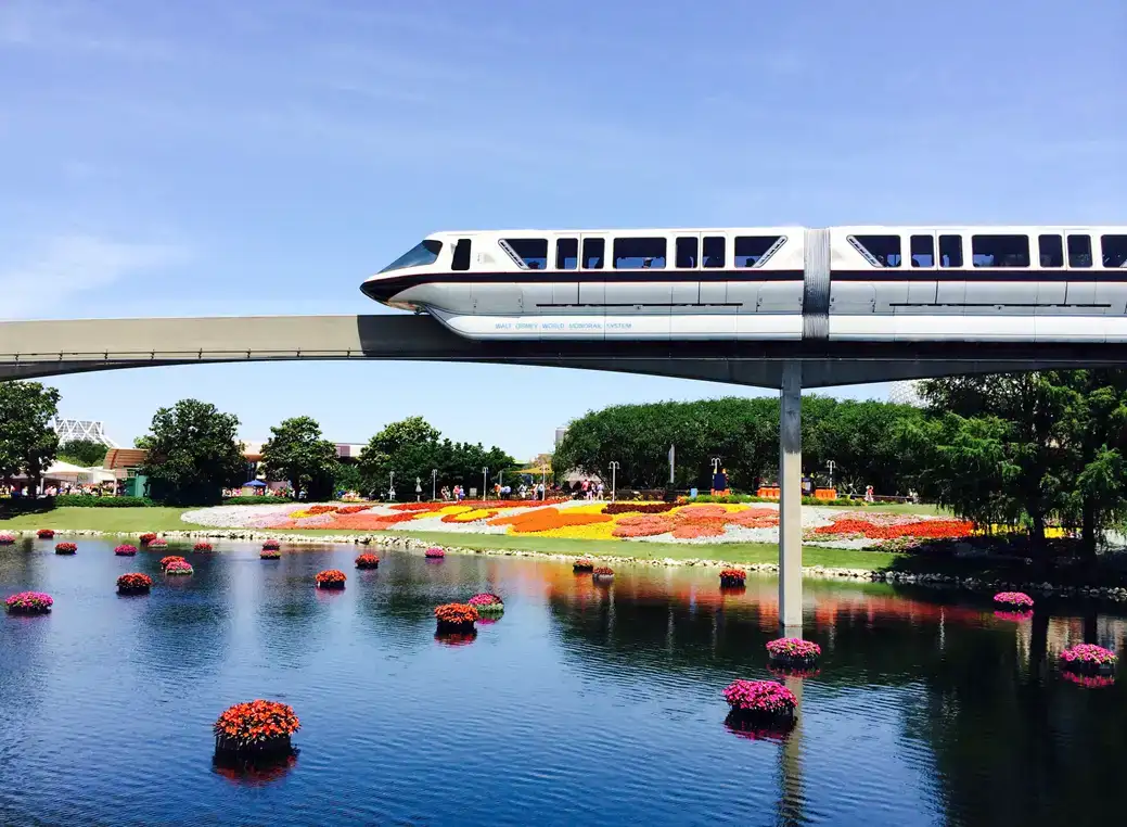 Disney World's famous monorail. Source: Heather Maguire / unsplash