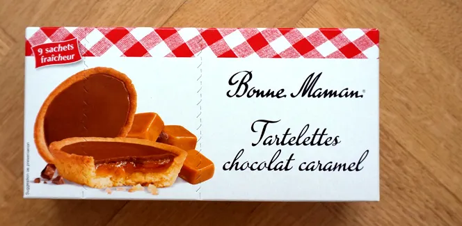 Bonne Maman／ボンヌママンのショコラ・キャラメルタルト