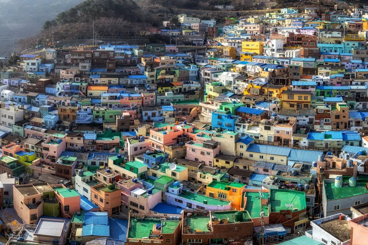 甘川文化村的房子