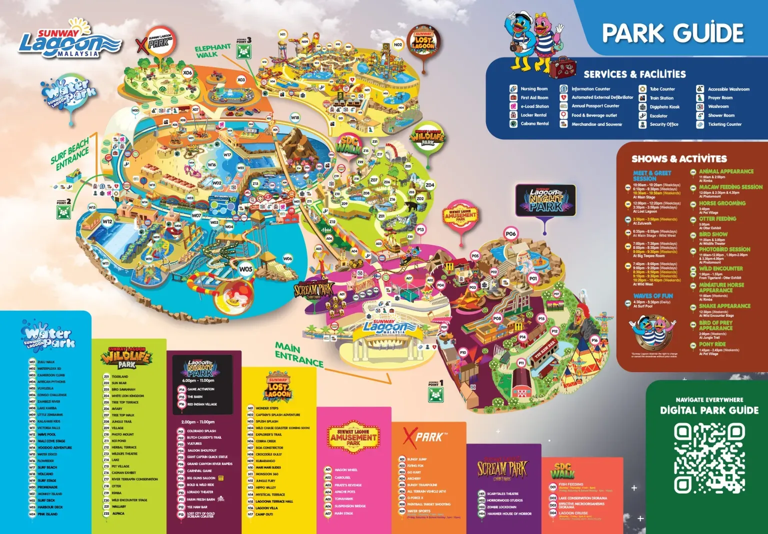 Peta Sunway Lagoon