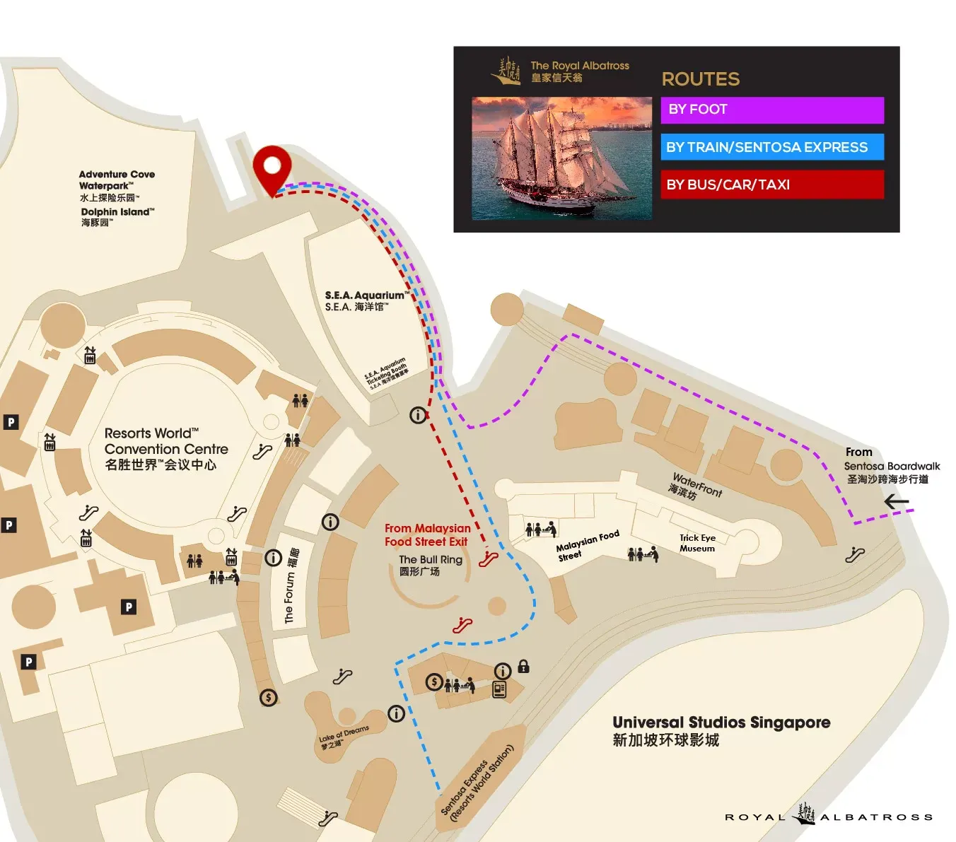 How to go to Royal Albatross?