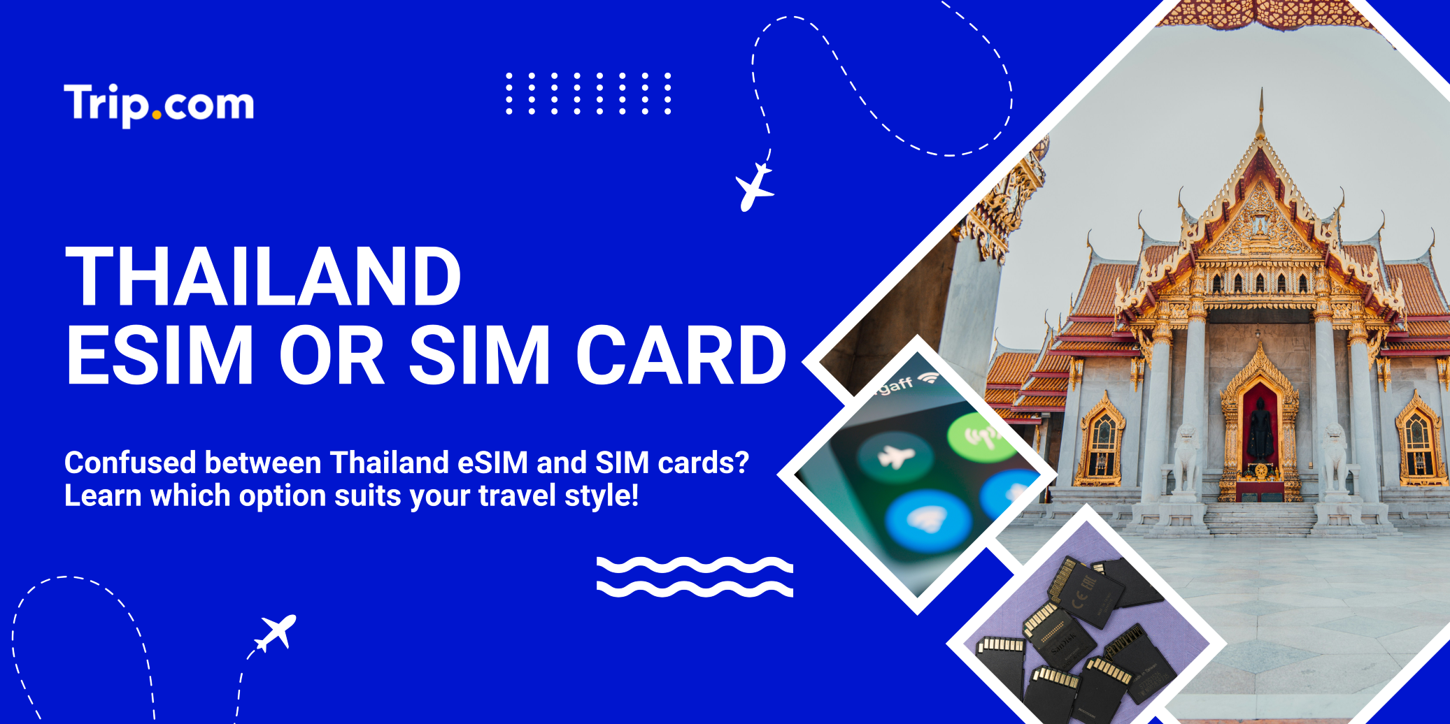 Thailand eSIM or SIM Card: Choose the Best for Your Trip! | Trip.com