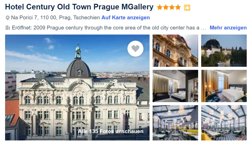 Hotel Century Old Town Prague MGallery