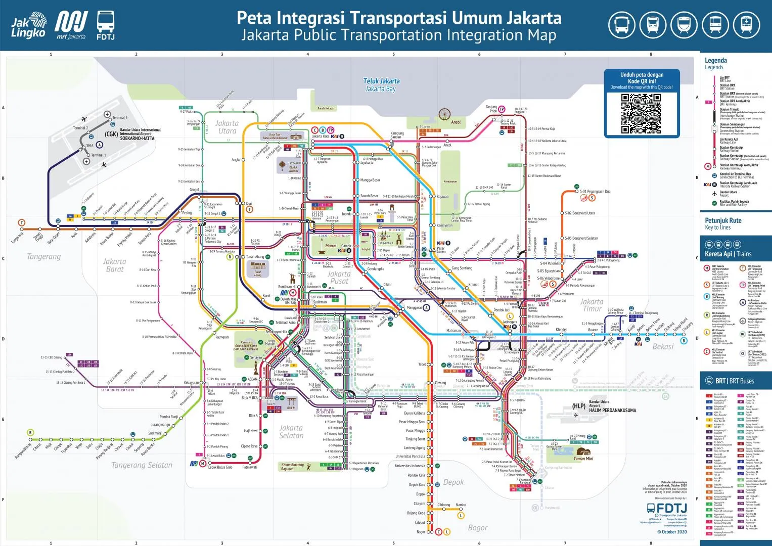 Peta MRT Jakarta