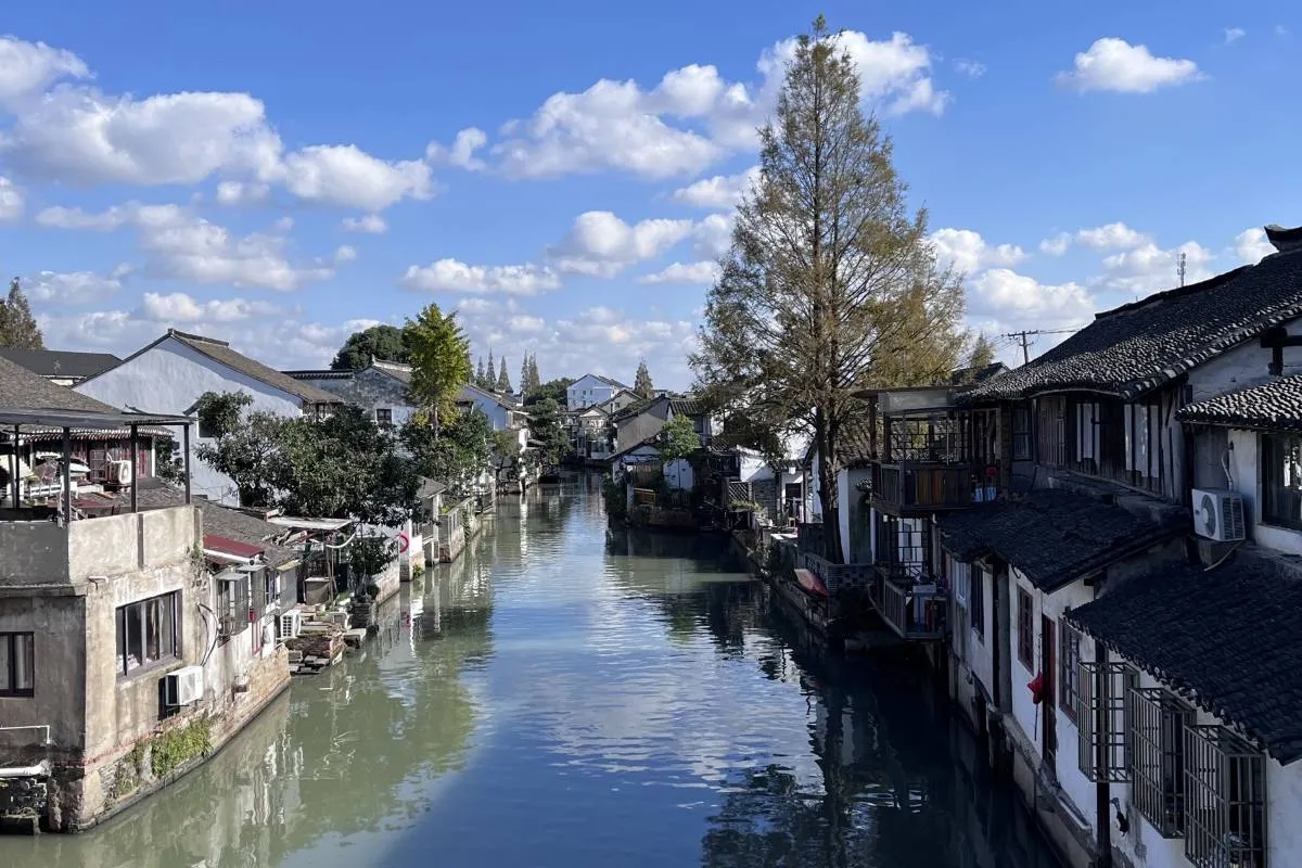 Zhujiajiao Water Town in Shanghai