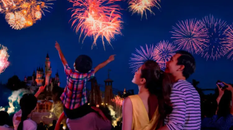 ユニバーサルスタジオシンガポールでは花火ショーがありますか？