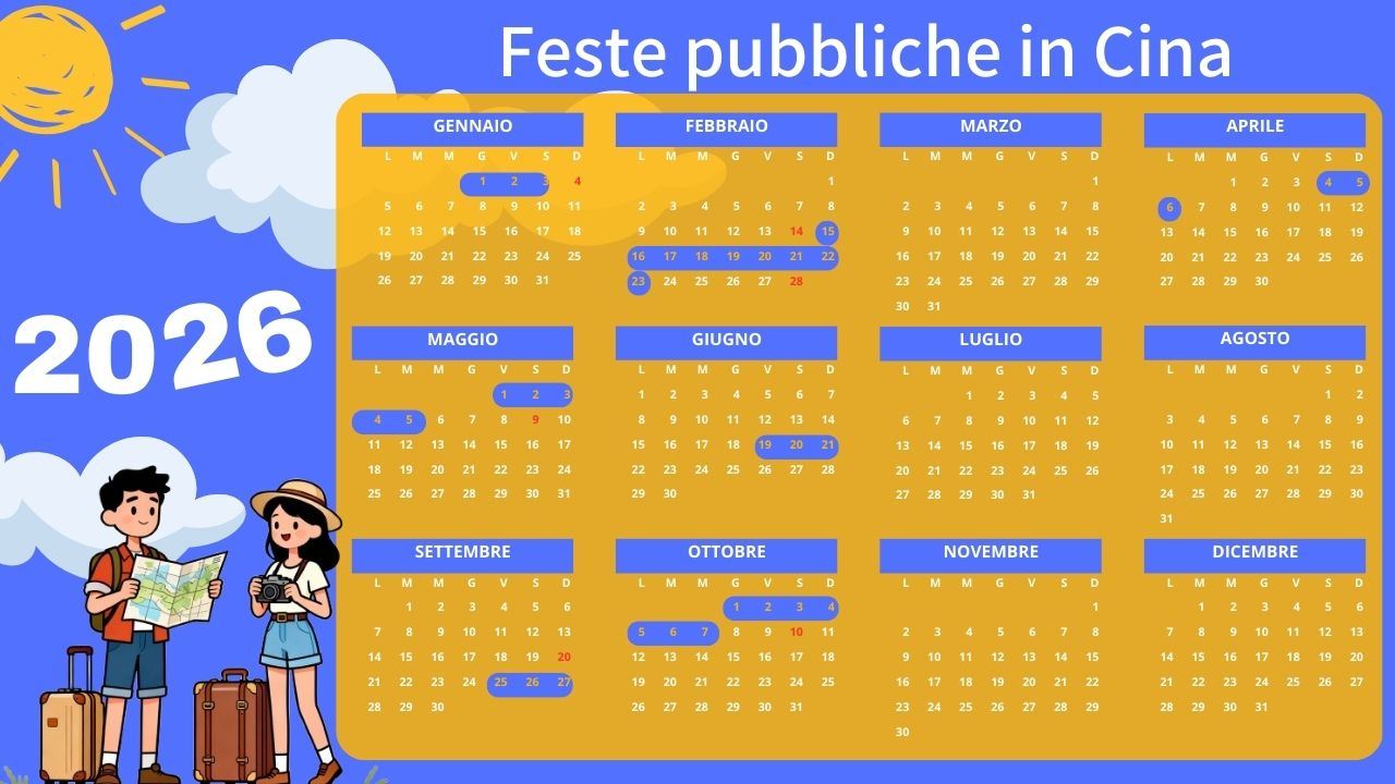 Festività cinesi 2026: Calendario completo e guida ai viaggi