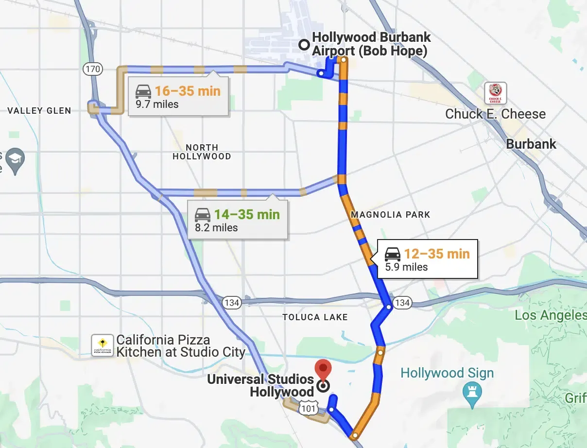 How to Get to Universal Studios Hollywood