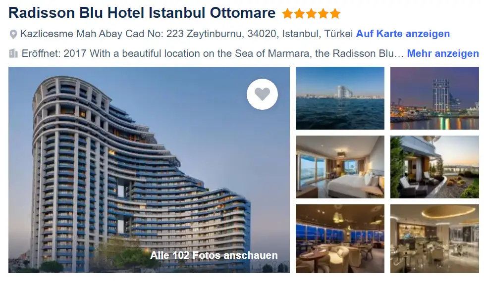 Radisson Blu Hotel Istanbul Ottomare
