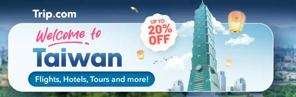 20% Off Taiwan Flight & Hotel Promotion