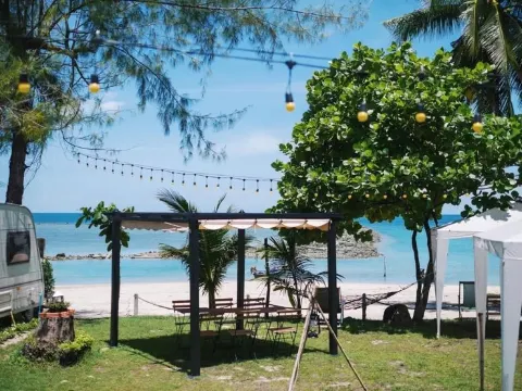 วิวริมหาดเกาะสมุย