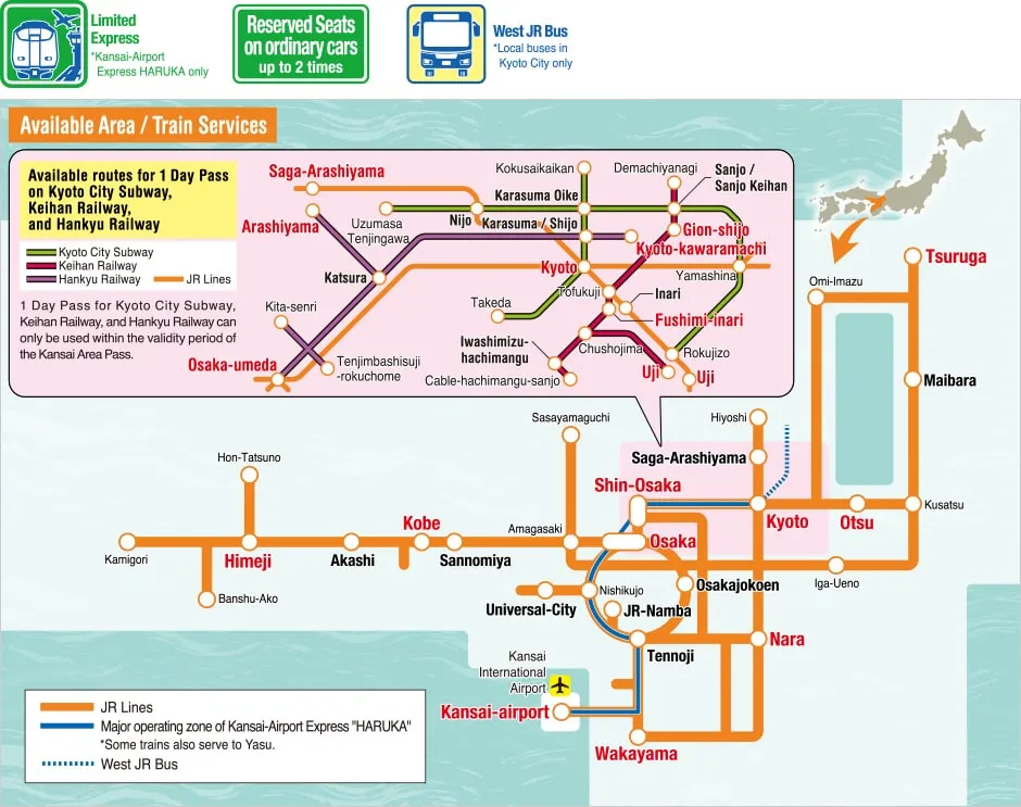 JR West: Kansai Area Pass