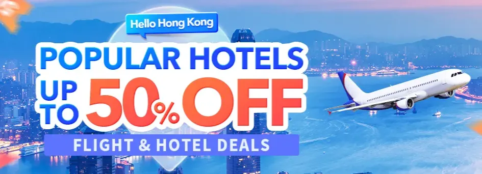 live super travel promo code Hello Hong Kong! Popular hotels up to 50% Off!