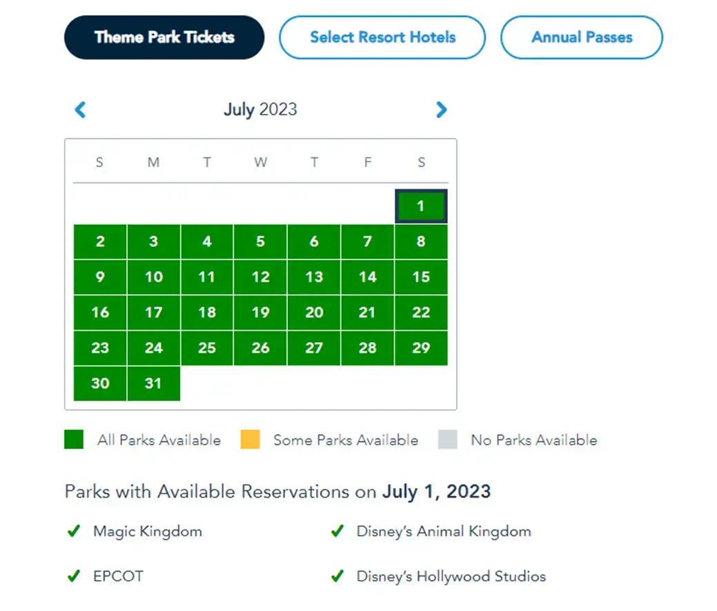 Disney To Remove Park Reservation Requirement