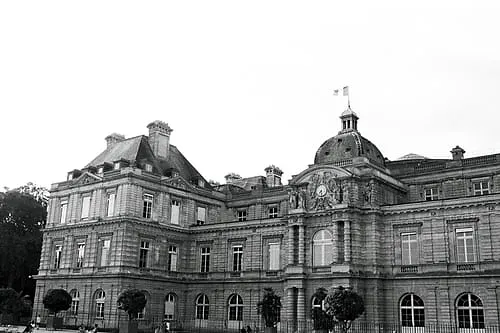 Le Palais du Luxembourg à Paris, siège du Sénat français